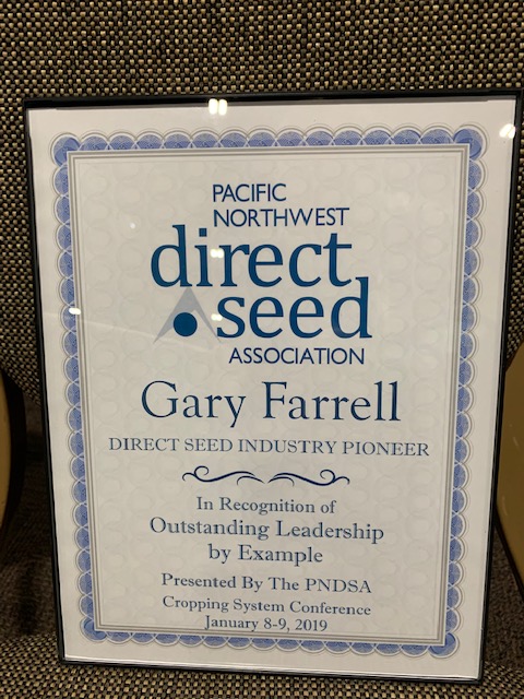 2019 Pacific NW Direct Seed Industry Pioneer Award